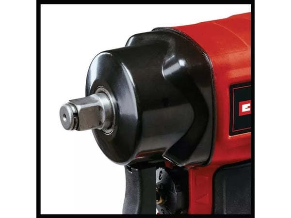 Einhell TC-PW 610 Compact, Pneumatisk spärrnyckel, Svart, Röd, 9000 RPM, 610 nm, 8 Bar, Tryckluft