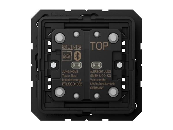 JUNG BTLSCD1002, Knappar, Vit, Duroplast, 2402 - 2480 MHz, 30 m, Vägg