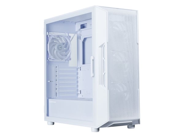 Zalman i3 NEO ARGB V2 WHITE, Midi Tower, PC, Hvit, ATX, Mini-ITX, Plast, Stål, Herdet glass, 16 cm