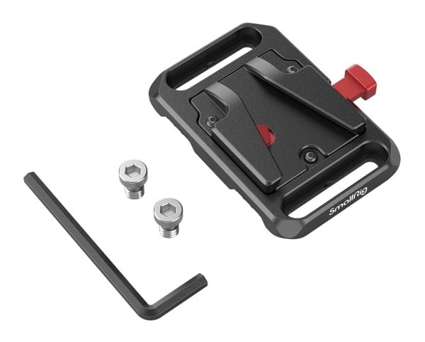 SmallRig 2987, Batteriplate, Sort, Rød, Aluminium, 1/4-20", M4, China