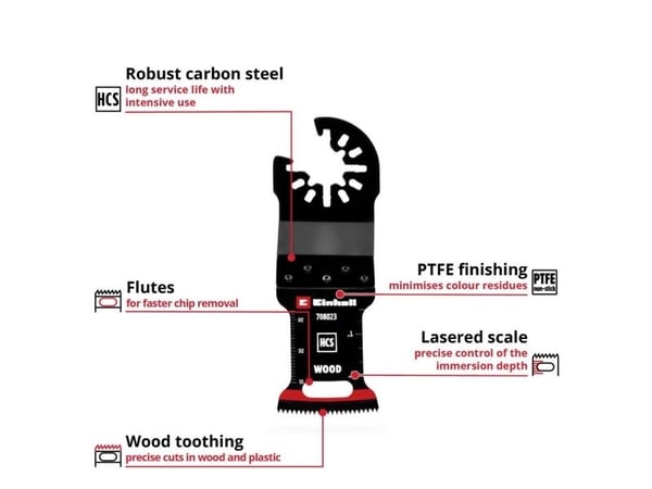Einhell 708023 stikksagblad HCS tre 32 mm (708023) 1 stk