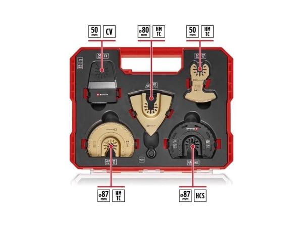 Einhell 708110 XLPLUS-CASE HCS, HM Lisävarustesarja, monitoimityökalu 1 sarja 1 sarja