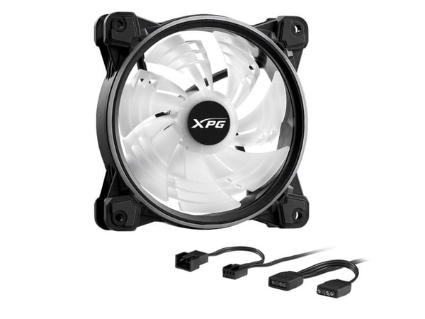 ADATA XPG vifte Hurricane 120 mm ARGB PWM, svart