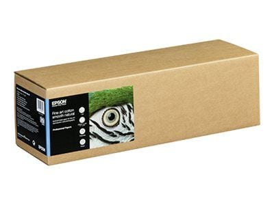 Epson Fine Art II - Bomull - glatt matt - 490 mikroner - naturlig hvitt - Rull (43,2 cm x 15 m) - 300 g/m² - 1 rull(er) boks - klutepapir