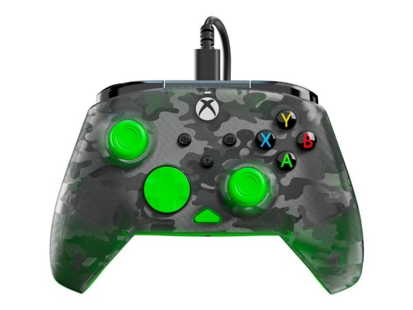Turtle Beach Rematch Core - Håndkonsoll - kablet - ghost black camo, grønn - for PC, Microsoft Xbox One, Microsoft Xbox Series S, Microsoft Xbox Se...