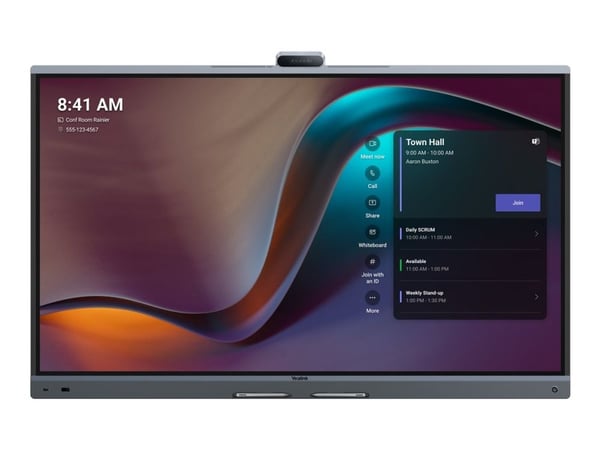 Yealink MeetingBoard 75 Pro - 75" Diagonalklasse LED-bakgrunnsbelyst LCD-skjerm - interaktiv - med innebygd interaktiv tavle, berøringsskjerm (mult...