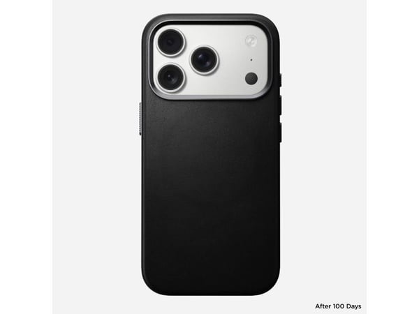 Nomad Traditional Leather Case, Suojus, Apple, iPhone 17 Pro, 16 cm (6.3"), musta