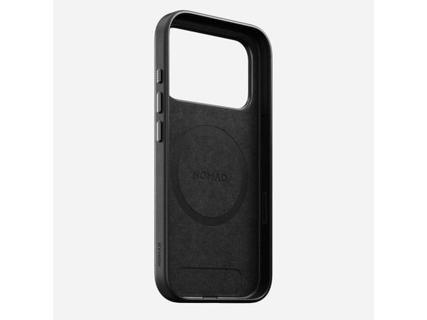 Nomad Traditional Leather Case, Suojus, Apple, iPhone 17 Pro, 16 cm (6.3"), musta
