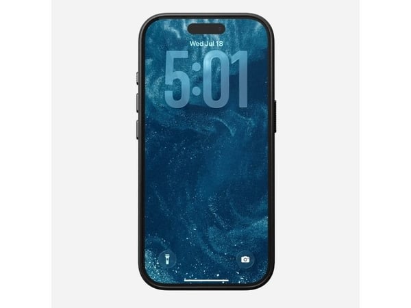 Nomad Traditional Leather Case, Suojus, Apple, iPhone 17 Pro, 16 cm (6.3"), musta