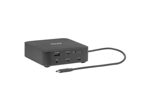 Club 3D CSV-2542 - Dokkingstasjon - for bærbar - USB - 2 x HDMI, 2 x DP - 1GbE, 2.5GbE