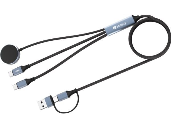 Sandberg 3in1 Travel Charge Cable 100W