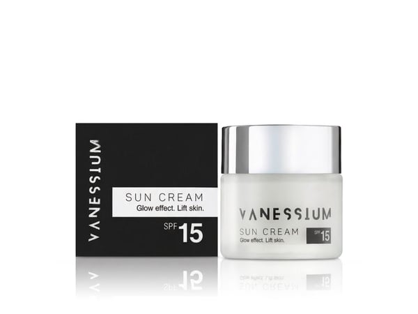 VANESSIUM Suncare Glow Effect Lift Skin Solkrem SPF 15 50 ml