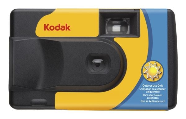 Kodak Daylight, Kompakti filmikamera, 35 mm, musta, Keltainen