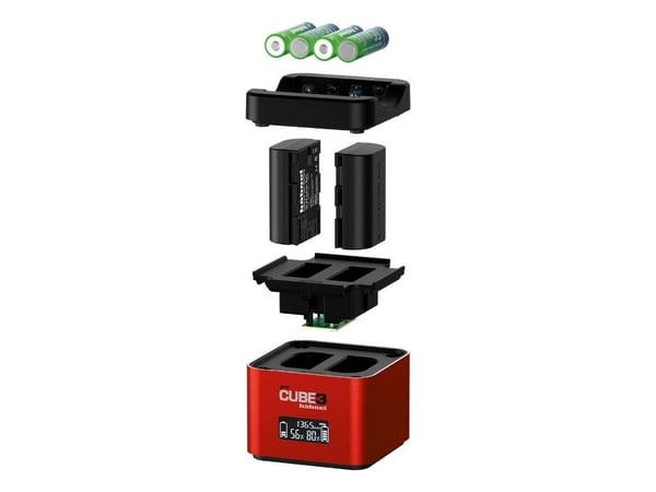 Hähnel ProCube 3 kaksoislaturi Canon