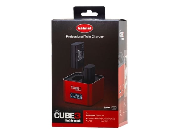 Hähnel ProCube 3 kaksoislaturi Canon