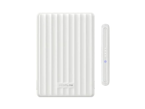 EcoFlow RAPID Mag (5000 mAh, 20 W, Qi1) – Magnetisk powerbank – Hvit