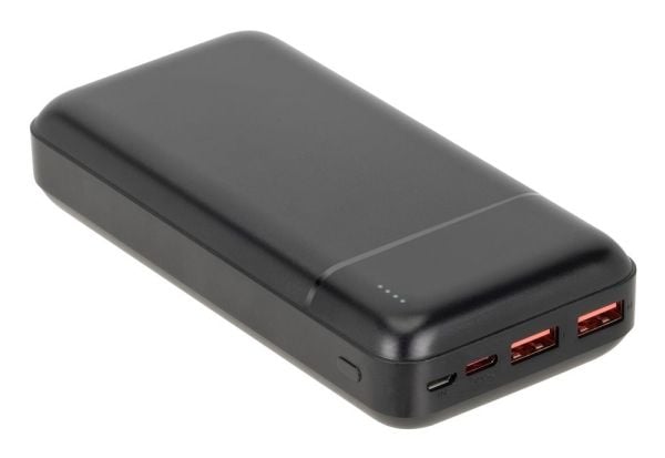 POWER BANK USB 20000MAH/VA2102 Juodas RIVACASE