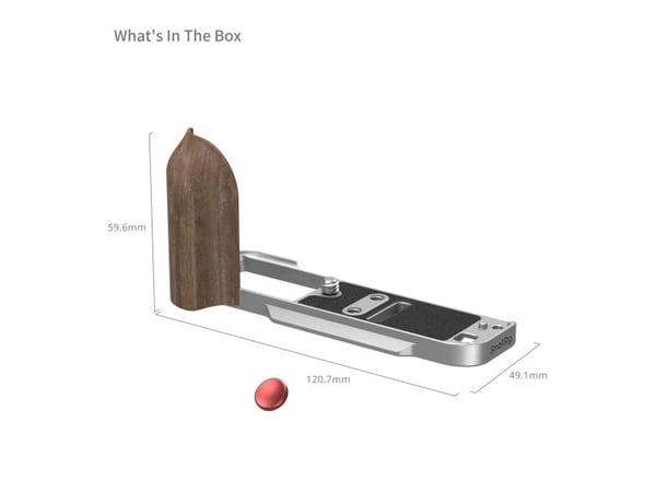 SmallRig 5667, 120,7 mm, 49,1 mm, 59,6 mm, 50 g, 136 mm, 102,5 mm