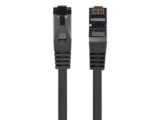 Lanberg Patchcord Lanberg S/FTP kat.8.1 1m LSZH CU fluke passert czarny