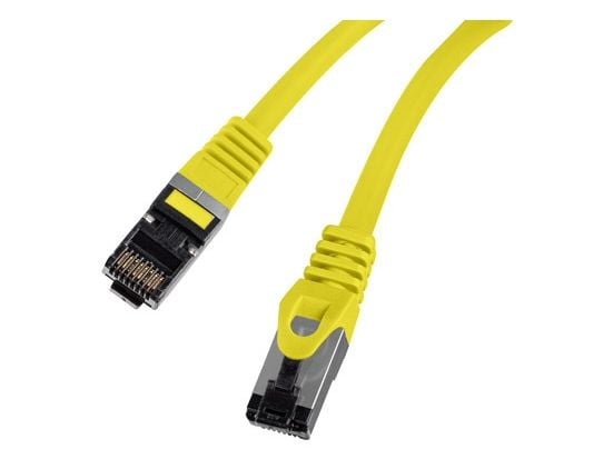 Lanberg Patchcord Lanberg S/FTP cat.8.1 1,5m LSZH CU fluke läpäissyt żółty
