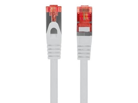 Lanberg - Koblingskabel - RJ-45 (hann) til RJ-45 (hann) - 5.7 mm - S/FTP - CAT 6 - halogenfri, uten hindringer - grå