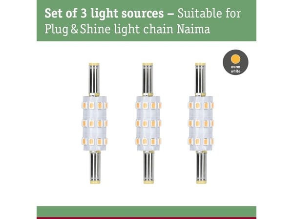 Paulmann 29273, 1 W, 11 W, 100 lm, 20000 timer, Varm hvit