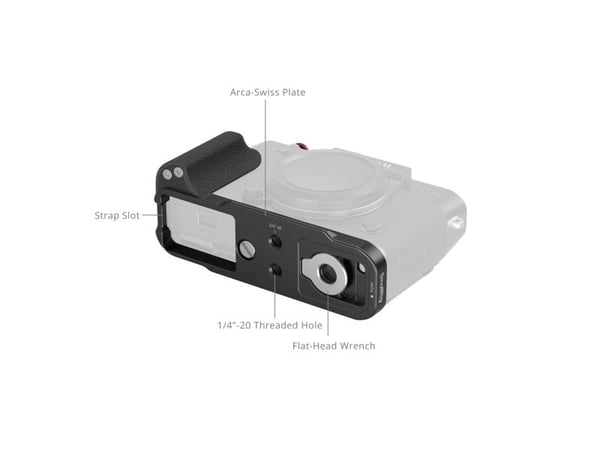 SmallRig 5663, 120,7 mm, 49,1 mm, 59,6 mm, 50 g, 136 mm, 102,5 mm