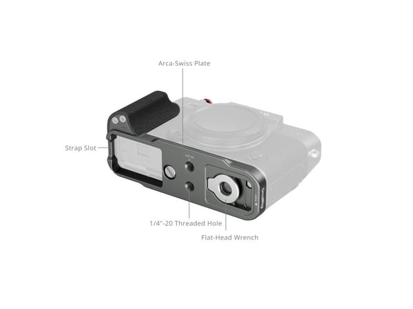 SmallRig 5665, 120,7 mm, 49,1 mm, 59,6 mm, 50 g, 136 mm, 102,5 mm