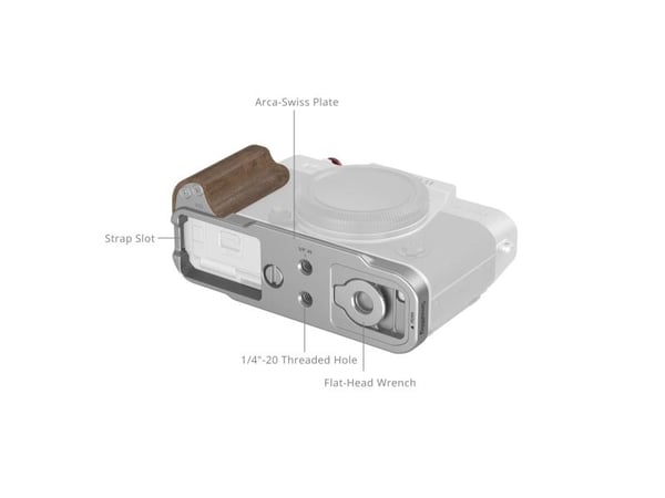 SmallRig 5667, 120,7 mm, 49,1 mm, 59,6 mm, 50 g, 136 mm, 102,5 mm