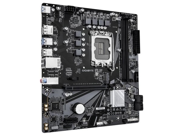 GIGABYTE B760M H V2, Intel, LGA 1700, Intel® Celeron®, Intel Core i3 12th Gen, Intel Core i3 13th Gen, Intel Core i3 14th Gen, Intel..., LGA 1700, ...