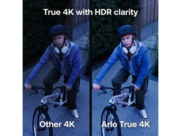 Arlo Ultra 3 - 2025 Edition - nettverksovervåkingskamera - utendørs, innendørs - UV / weather resistant - farge (Dag og natt) - 8 MP - 3840 x 2160 ...