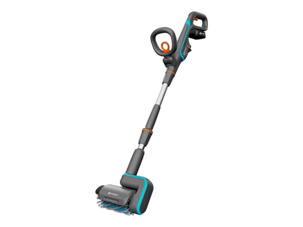 Gardena Sladdlös ytrengörare AquaBrush Patio 03/18V, set