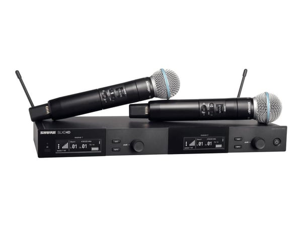 Shure SLX-D SLXD24D/B58 - G59 Band - mikrofonijärjestelmä Shure SLX-D SLXD24D/B58 - G59 Band - mikrofonijärjestelmä