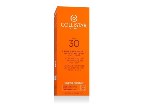 Collistar Ultra Protection Tanning Cream SPF30, Aurinkorasva, Kasvot & vartalo, Tuubi, Ikääntymistä vastaan, Tummien kohtien häivytys, Kosteuttava,...