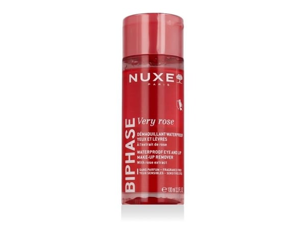 Nuxe Very Rose Biphase Vanntett øye- og leppesminkefjerner 100 ml