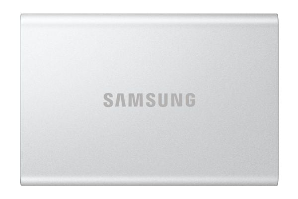 Samsung T7 Resurrected MU-PD1T0G - SSD - kryptert - 1 TB - ekstern (bærbar) - USB 3.2 Gen 2 (USB-C kontakt) - 256-bit AES - sølv