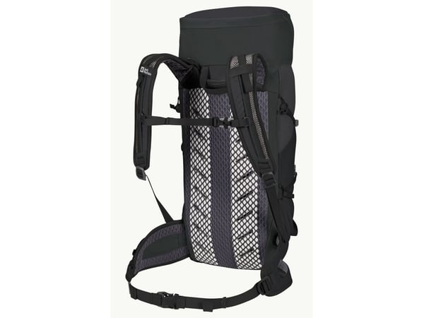 Jack Wolfskin Prelight Shape 25, Patikointi, Musta, Unisex, Polyamidi, Polyesteri, Nesteytysjärjestelmälokero, Vetoketju