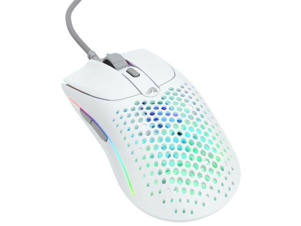 Glorious Gaming Model O Wired 2, Høyre hendt, Optisk, USB Type-A, 26000 DPI, 1 ms, Hvit