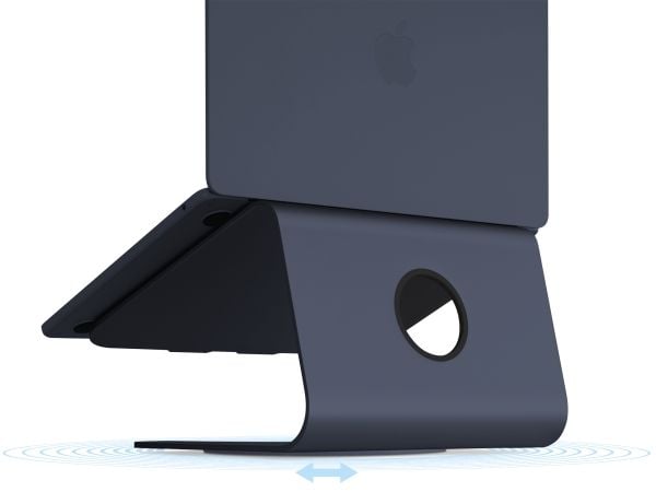 Rain Design MSTAND360 LAPTOP STAND WITH 360, PC-stativ, Sort, Aluminium, 30,5 cm (12"), 38,1 cm (15"), 38,1 cm (15")
