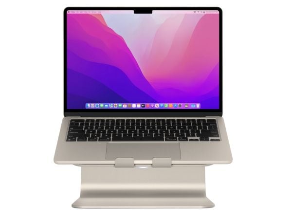 Rain Design MSTAND LAPTOP STAND STARLIGHT, PC-stativ, Gull, Aluminium, 30,5 cm (12"), 38,1 cm (15"), 38,1 cm (15")