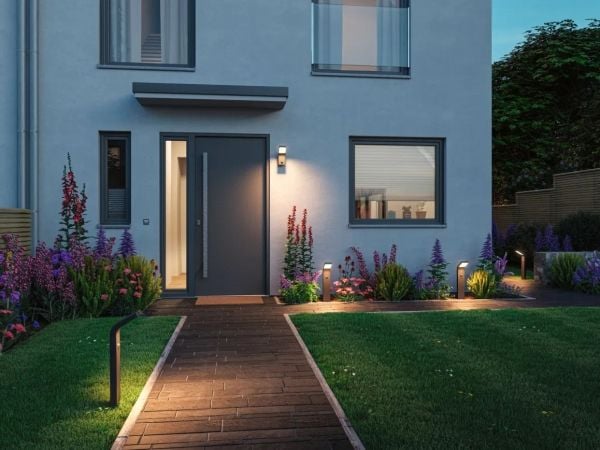 Paulmann 94747, Gulvlys, Antrasitt, Aluminium, IP44, Gangsti, Terrasse, I