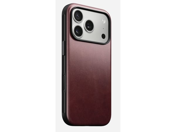 Nomad Modern Leather Case, Etui, Apple, iPhone 17 Pro, 16 cm (6.3"), Bordeaux