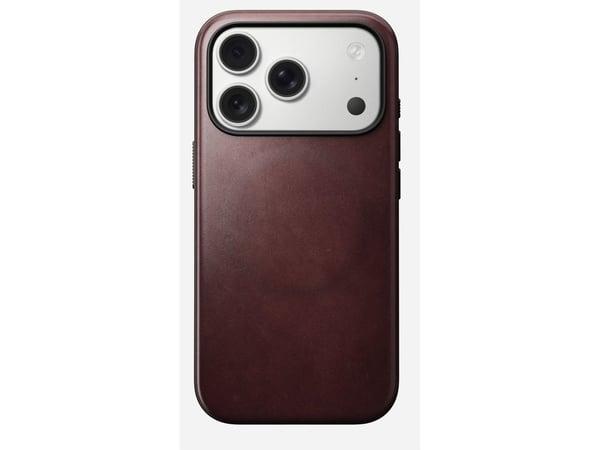 Nomad Modern Leather Case, Suojus, Apple, iPhone 17 Pro, 16 cm (6.3"), Bordeaux