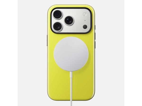 Nomad Modern, Suojus, Apple, iPhone 17 Pro, 16 cm (6.3"), Keltainen