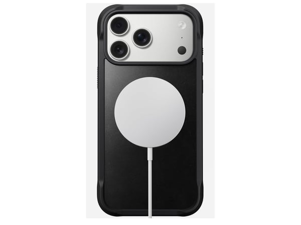 Nomad Rugged Leather Case, Mobilskal, Apple, iPhone 17 Pro Max, 17,5 cm (6.9"), Svart