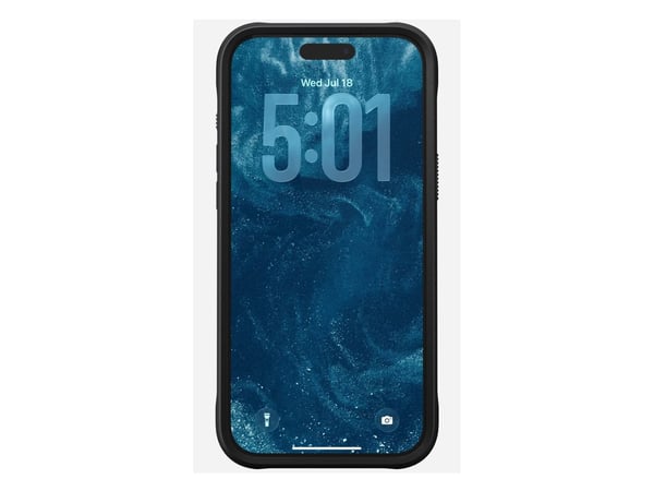 Nomad Rugged Leather Case, Mobilskal, Apple, iPhone 17 Pro Max, 17,5 cm (6.9"), Svart