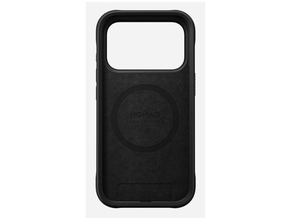 Nomad Rugged Leather Case, Mobilskal, Apple, iPhone 17 Pro, 16 cm (6.3"), Svart