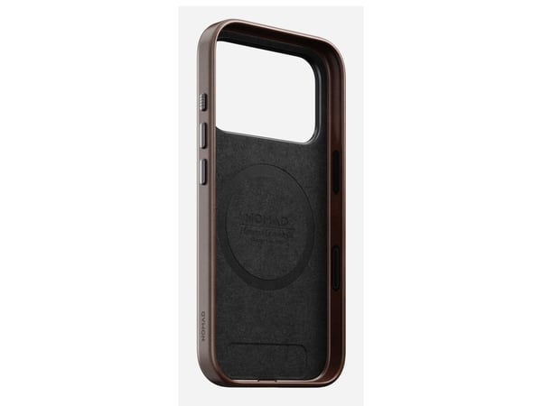 Nomad Traditional Leather Case, Mobilskal, Apple, iPhone 17 Pro, 16 cm (6.3"), Brun