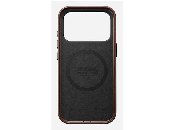 Nomad Traditional Leather Case, Mobilskal, Apple, iPhone 17 Pro, 16 cm (6.3"), Brun