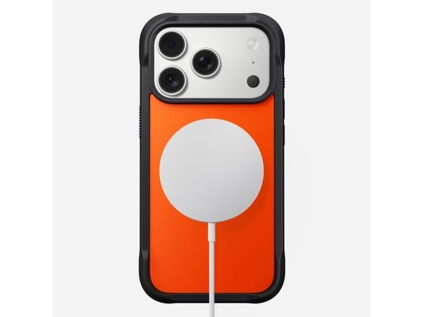 Nomad Rugged Case, Suojus, Apple, iPhone 17 Pro, 16 cm (6.3"), Oranssi